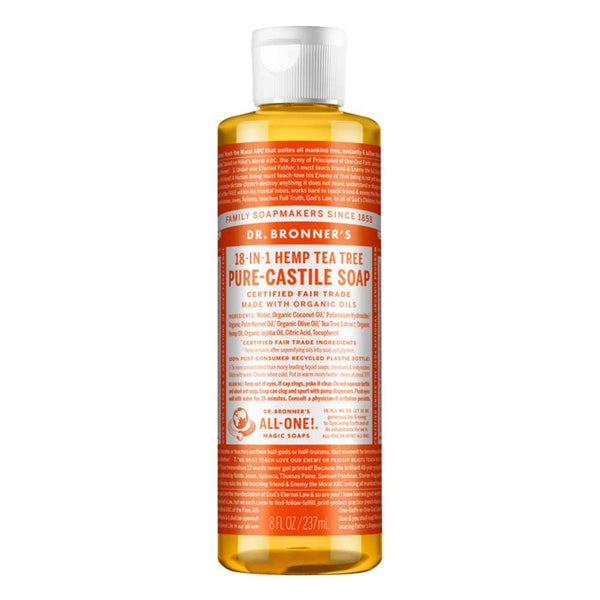 Dr Bronner's Pure Castile Liquid Soap - Tea Tree - L'Organic