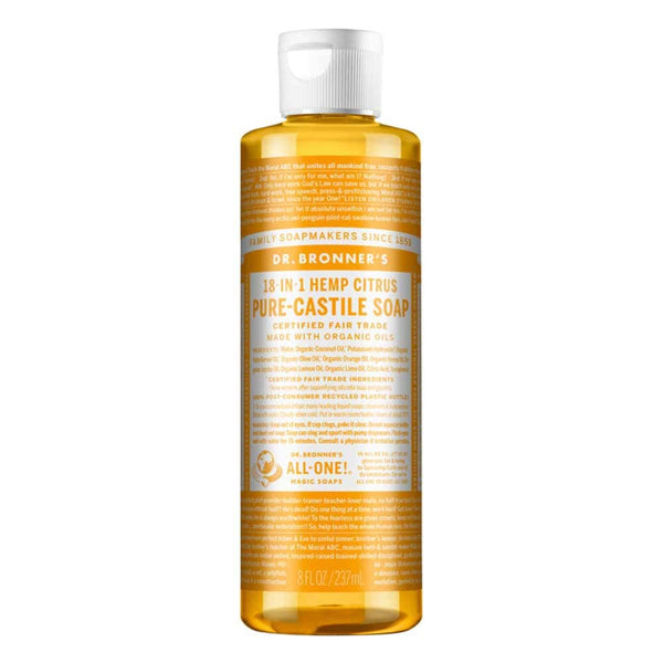 Dr Bronner's Pure Castile Liquid Soap - Citrus - L'Organic