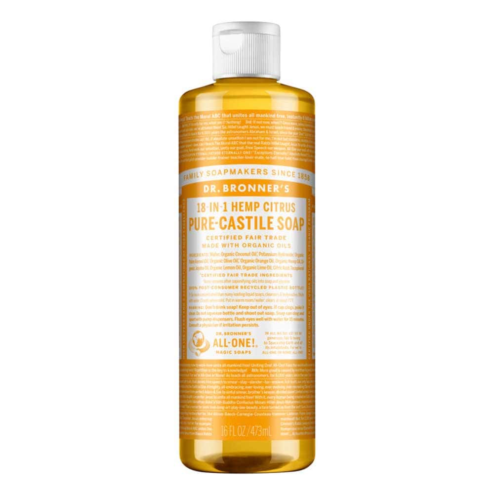 Dr Bronner's Pure Castile Liquid Soap - Citrus - L'Organic