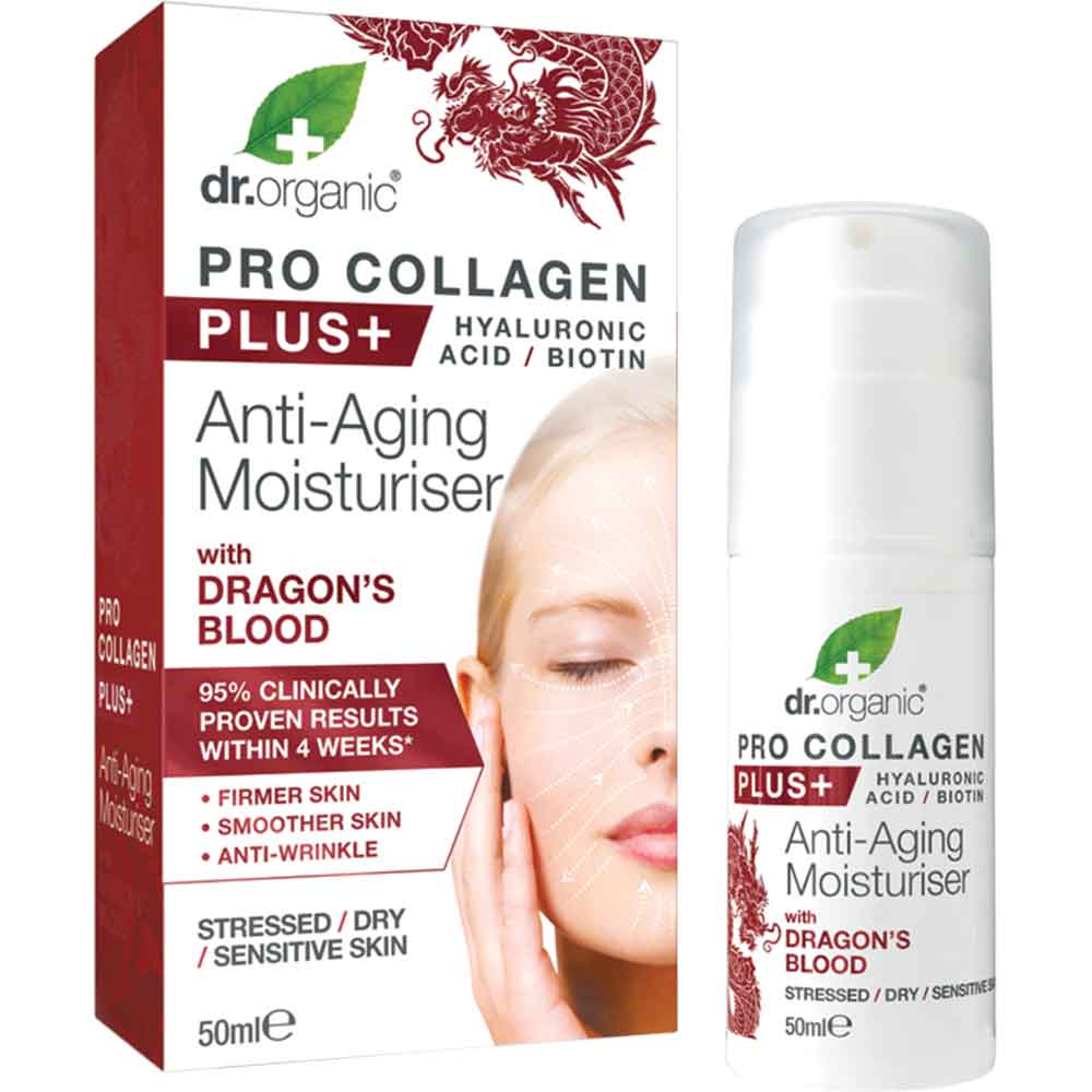 Dr. Organic Pro Collagen+ Dragon's Blood Moisturiser - 50ml - L'Organic