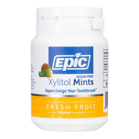 EPIC Xylitol Dental Mints Fresh Fruits - 180 pieces - L'Organic