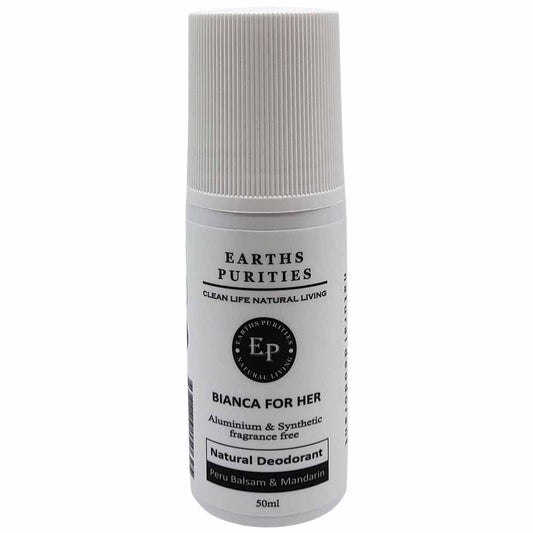 Earths Purities Bianca For Her Liquid Roll On Deodorant - 50ml - L'Organic