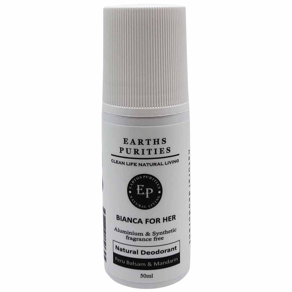 Earths Purities Bianca For Her Liquid Roll On Deodorant - 50ml - L'Organic