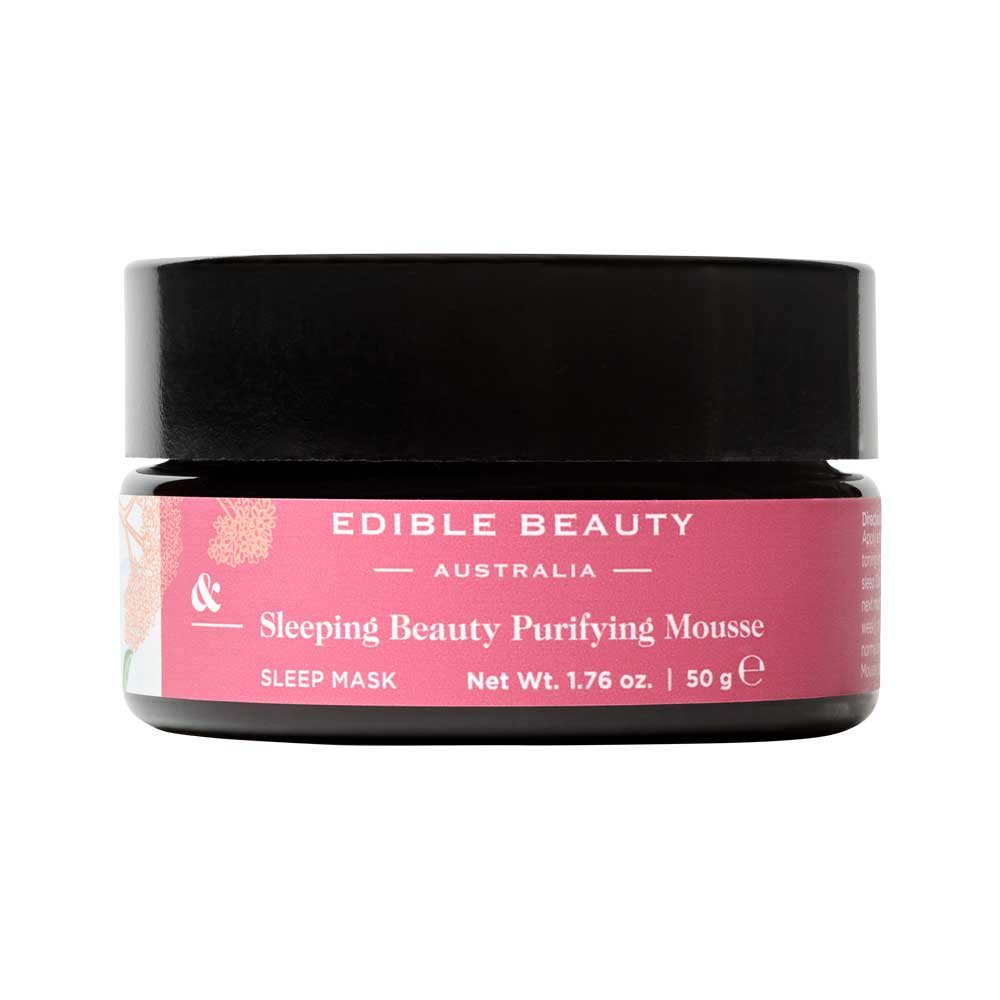 Edible Beauty Australia & Sleeping Beauty Purifying Mousse - Sleep Mask - 50g - L'Organic