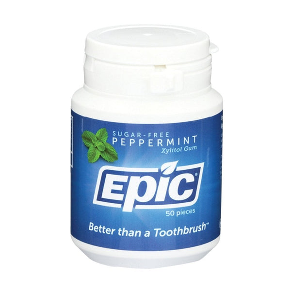 EPIC Xylitol Chewing Gum Peppermint - 50 pieces - L'Organic