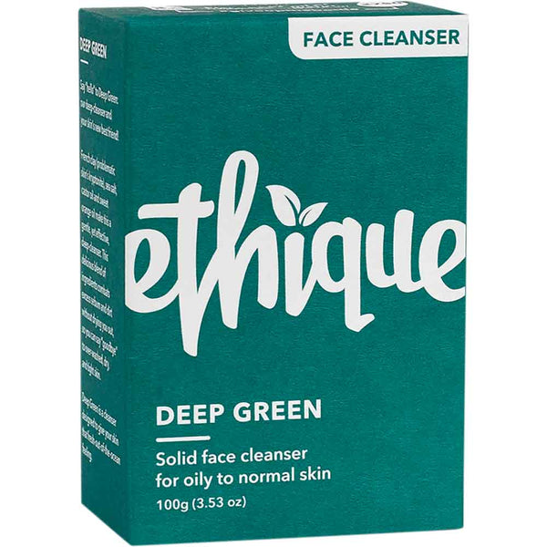 Ethique Deep Green Face Facial Cleanser - Oily to Normal Skin - 110g - L'Organic