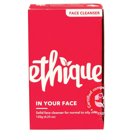 Ethique In your Face Facial Cleanser - Normal to Oily Skin - 120g - L'Organic
