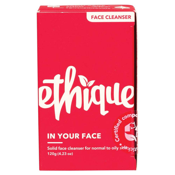 Ethique In your Face Facial Cleanser - Normal to Oily Skin - 120g - L'Organic