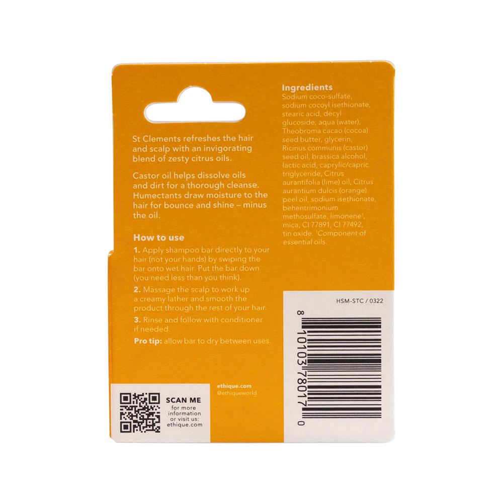 Ethique Shampoo Bar St Clements - Oily Hair - 15g - L'Organic