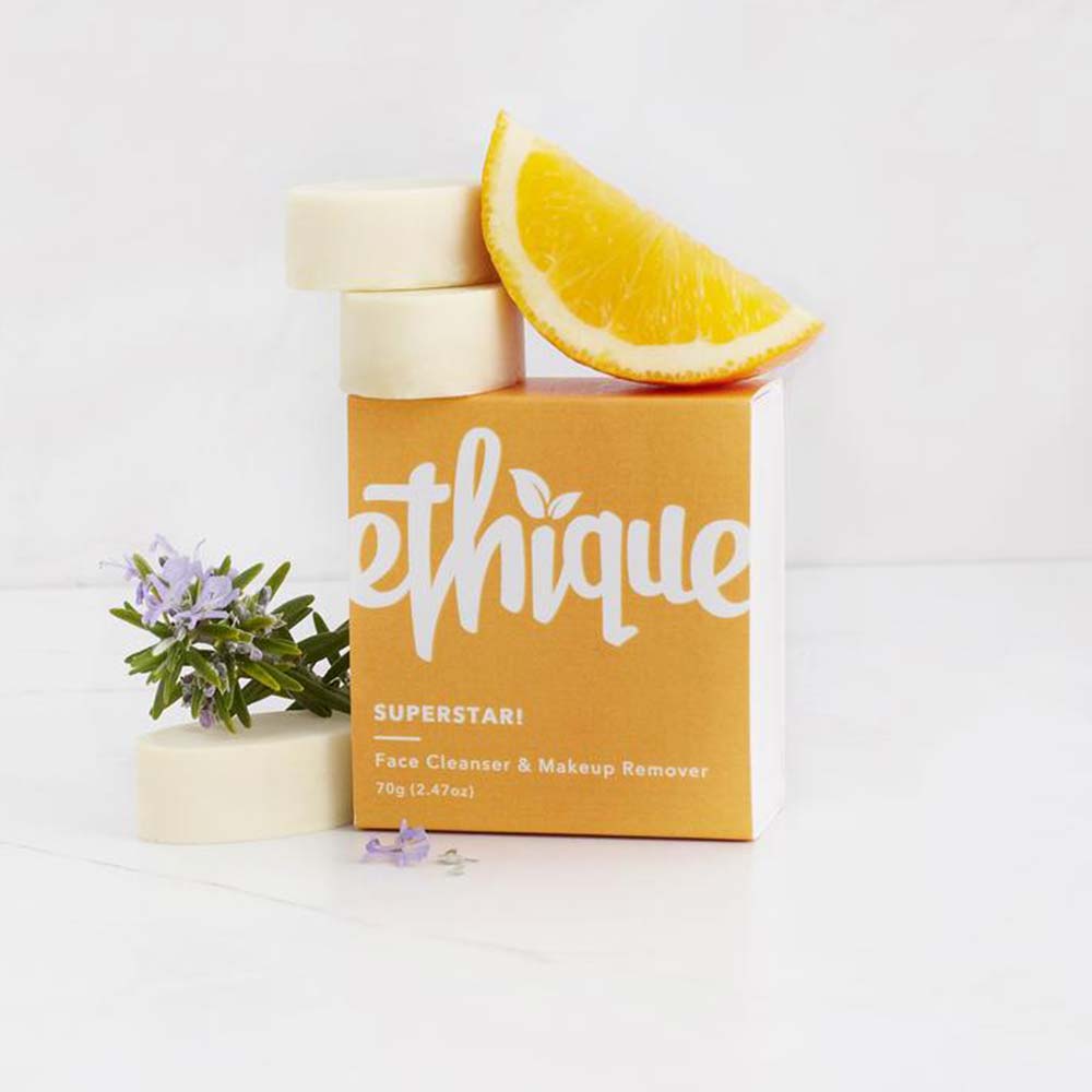 Ethique Superstar Face Cleanser and Makeup Remover - 65g - L'Organic