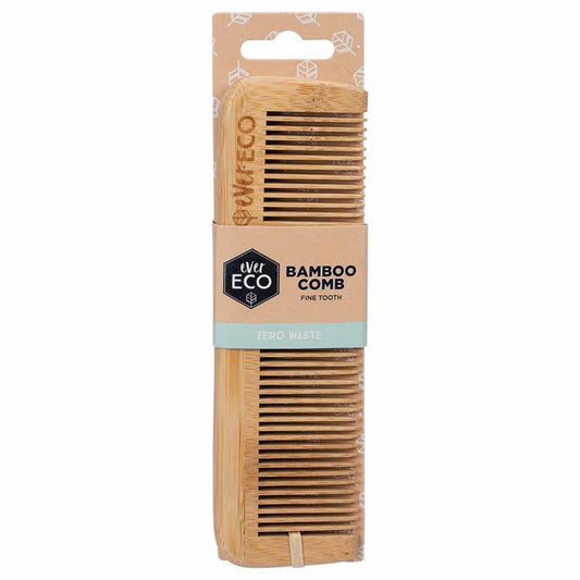Ever Eco Bamboo Comb Fine Tooth - 1 Pack - L'Organic