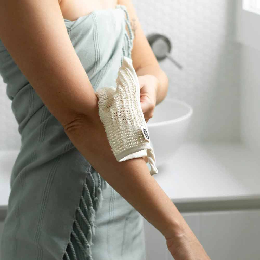 Ever Eco Exfoliating Sisal Body Cloth 100% Natural Fibres - 1 Pack - L'Organic