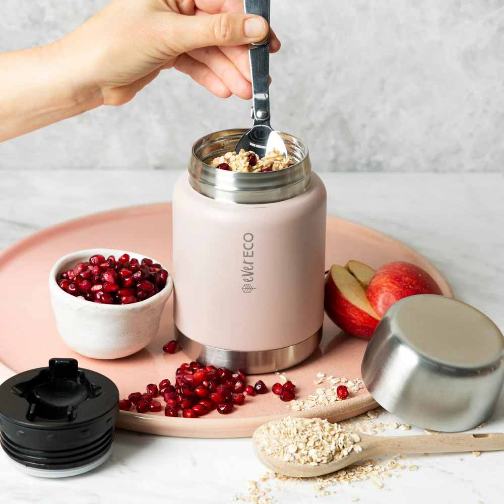 Ever Eco Insulated Stainless Steel Food Jar Rose - 500ml - L'Organic