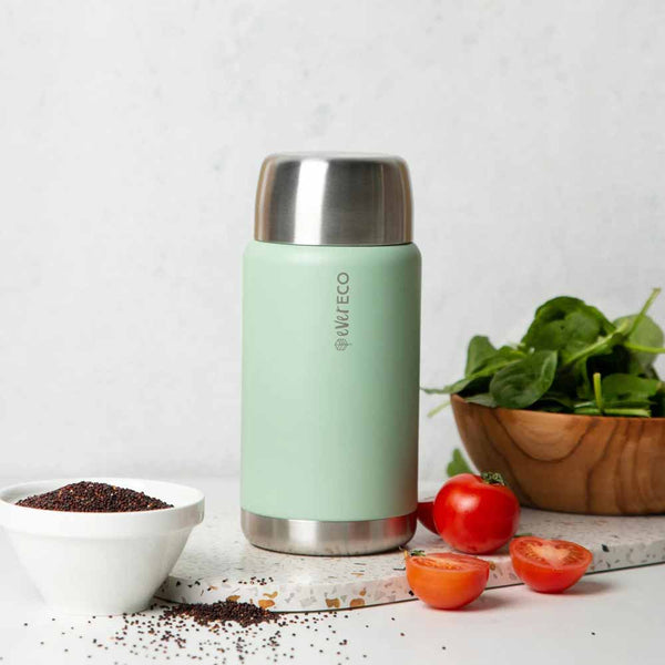 Ever Eco Insulated Stainless Steel Food Jar Sage - 800ml - L'Organic