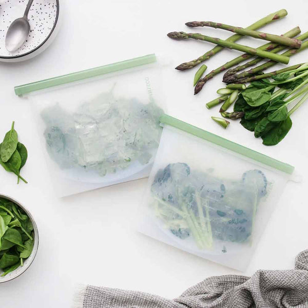 Ever Eco Reusable Silicone Food Pouches Set of 2 x 1.5L - L'Organic
