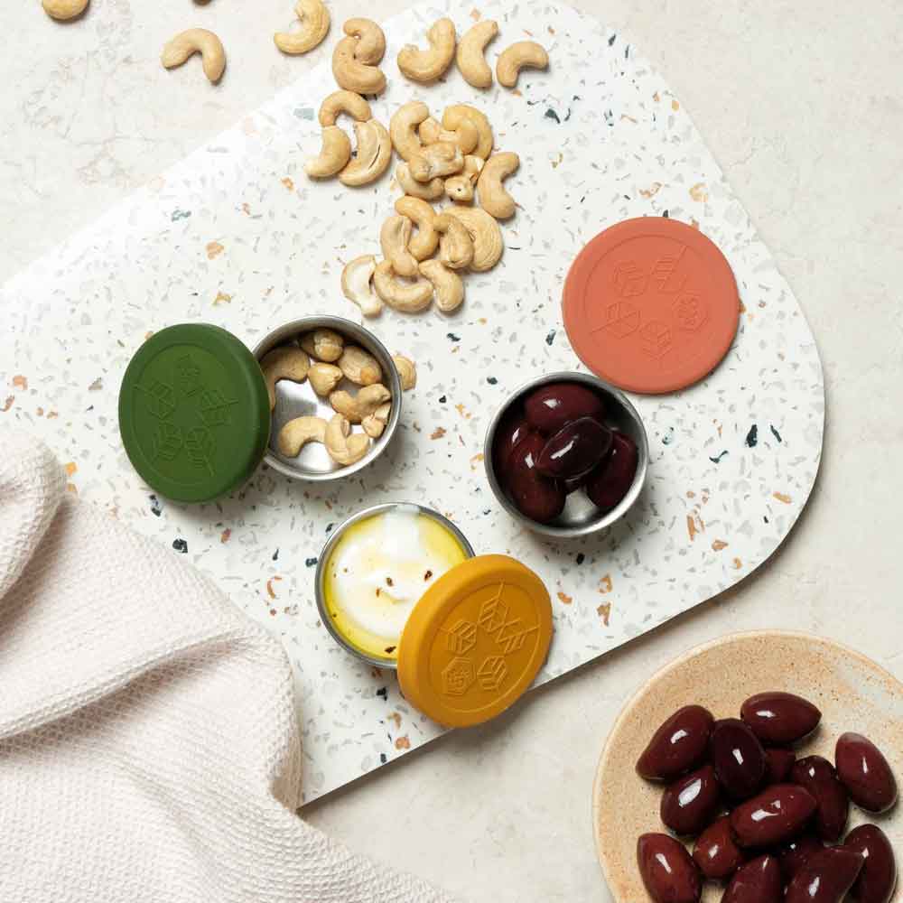 Ever Eco Stainless Steel Mini Containers Leak Resistant - Autumn - 3 Pack - L'Organic