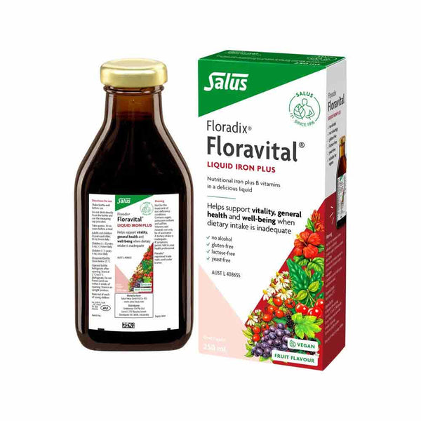 Floradix Floravital Herbal Liquid Iron Plus - 250ml - L'Organic