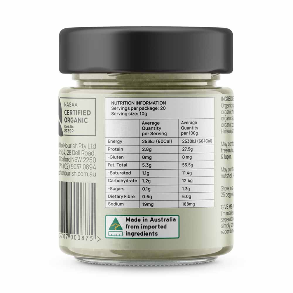 Food to Nourish Hemp Seed Spread - 200g - L'Organic