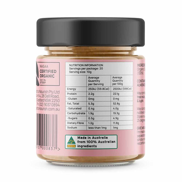 Food to Nourish Sprouted Almond Spread - 325g - L'Organic
