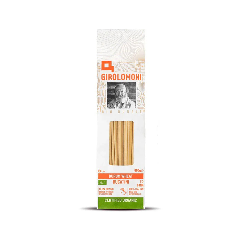 GIROLOMONI Organic Durum Wheat Semolina Bucatini - 500g - L'Organic