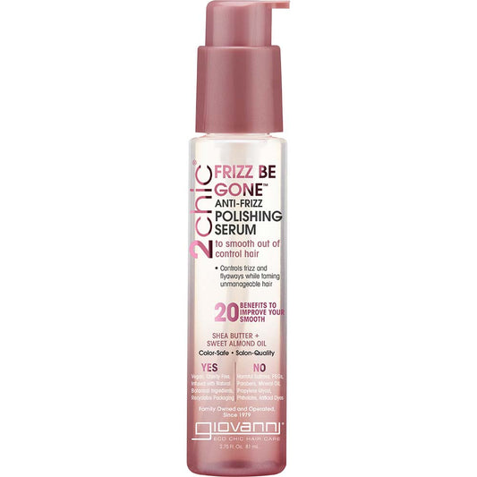 Giovanni 2Chic Frizz Be Gone Anti-Frizz Polishing Serum - 81ml - L'Organic