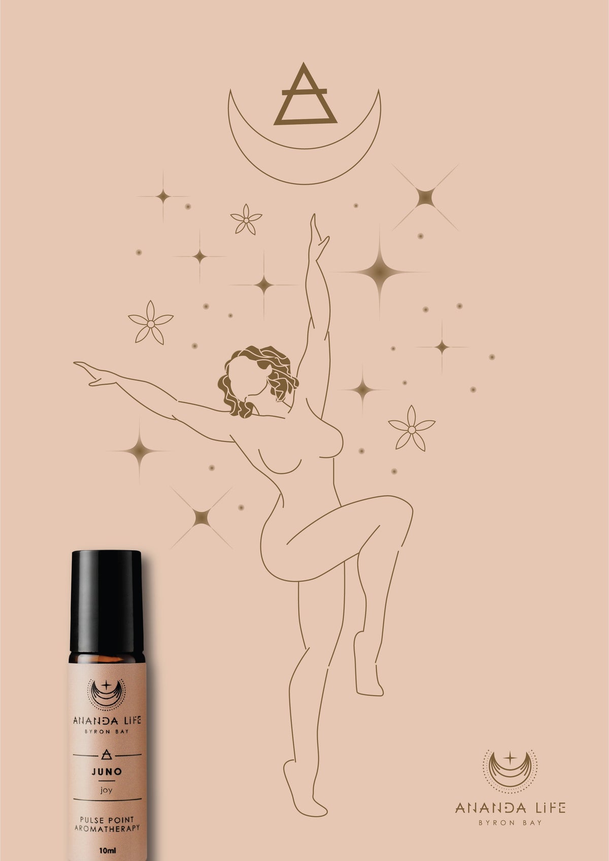 Ananda Life Aromatherapy JUNO - Joy Essential oil roller