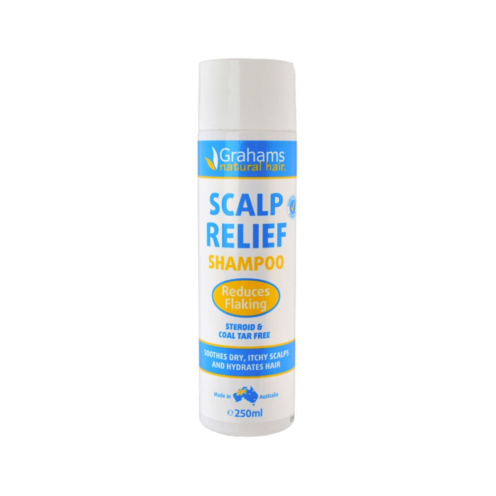 Grahams Natural Scalp Relief Shampoo (Reduces Flaking) 250ml - L'Organic