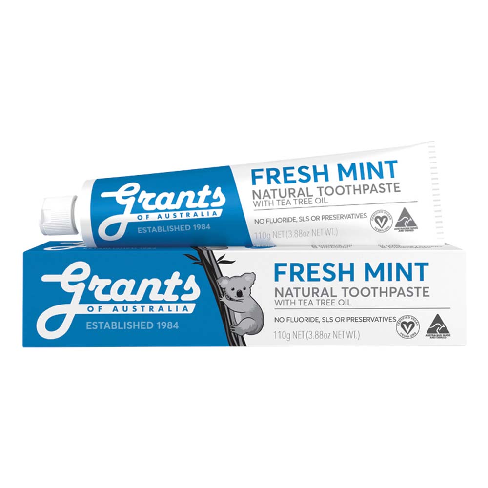 Grants Fresh Mint with Tea Tree Oil Toothpaste - 110g - L'Organic