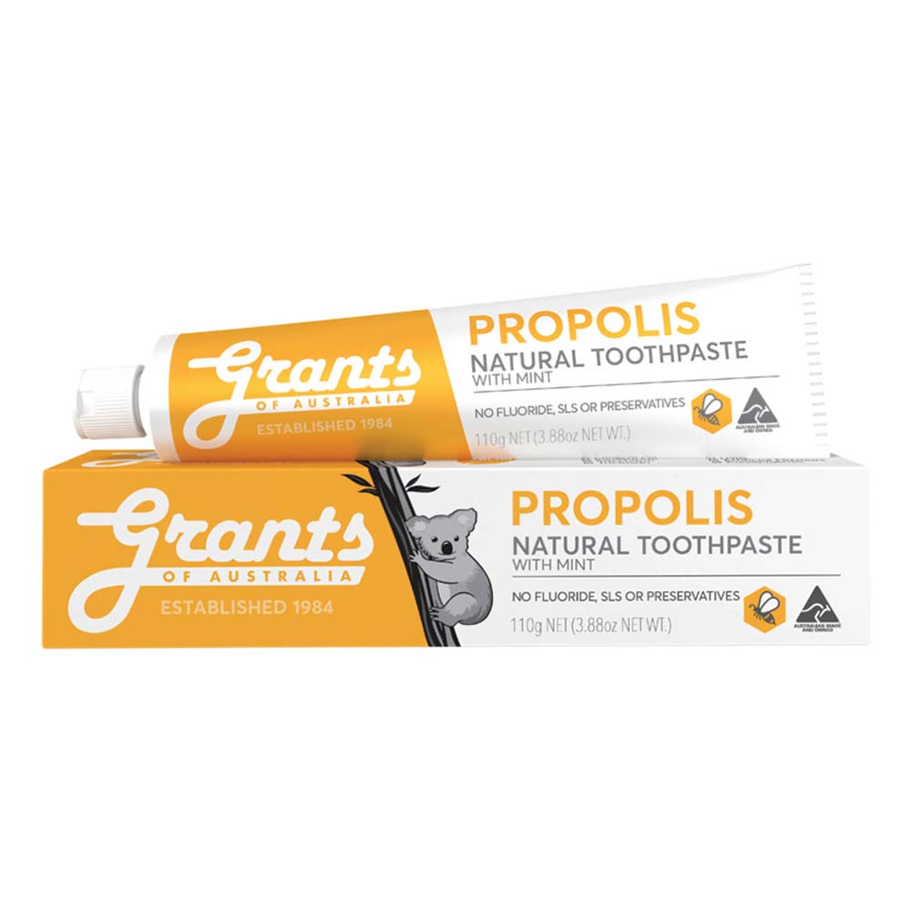 Grants Propolis Toothpaste - Fluoride Free - 110g - L'Organic