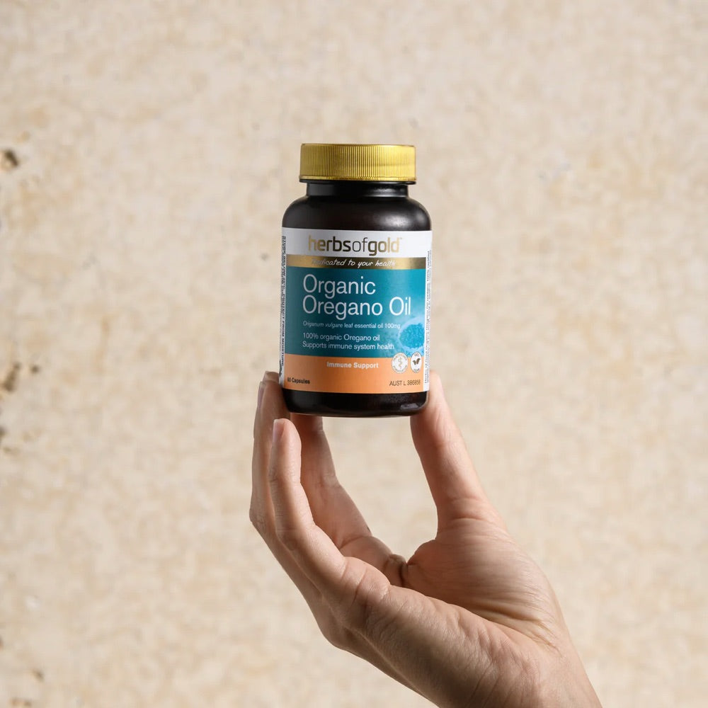 Herbs of Gold Organic Oregano Oil 60c - L'Organic