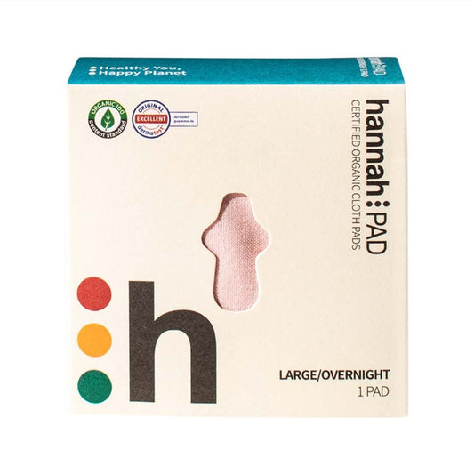 Hannahpad Organic Reusable Large/Overnight Pad - Single - L'Organic