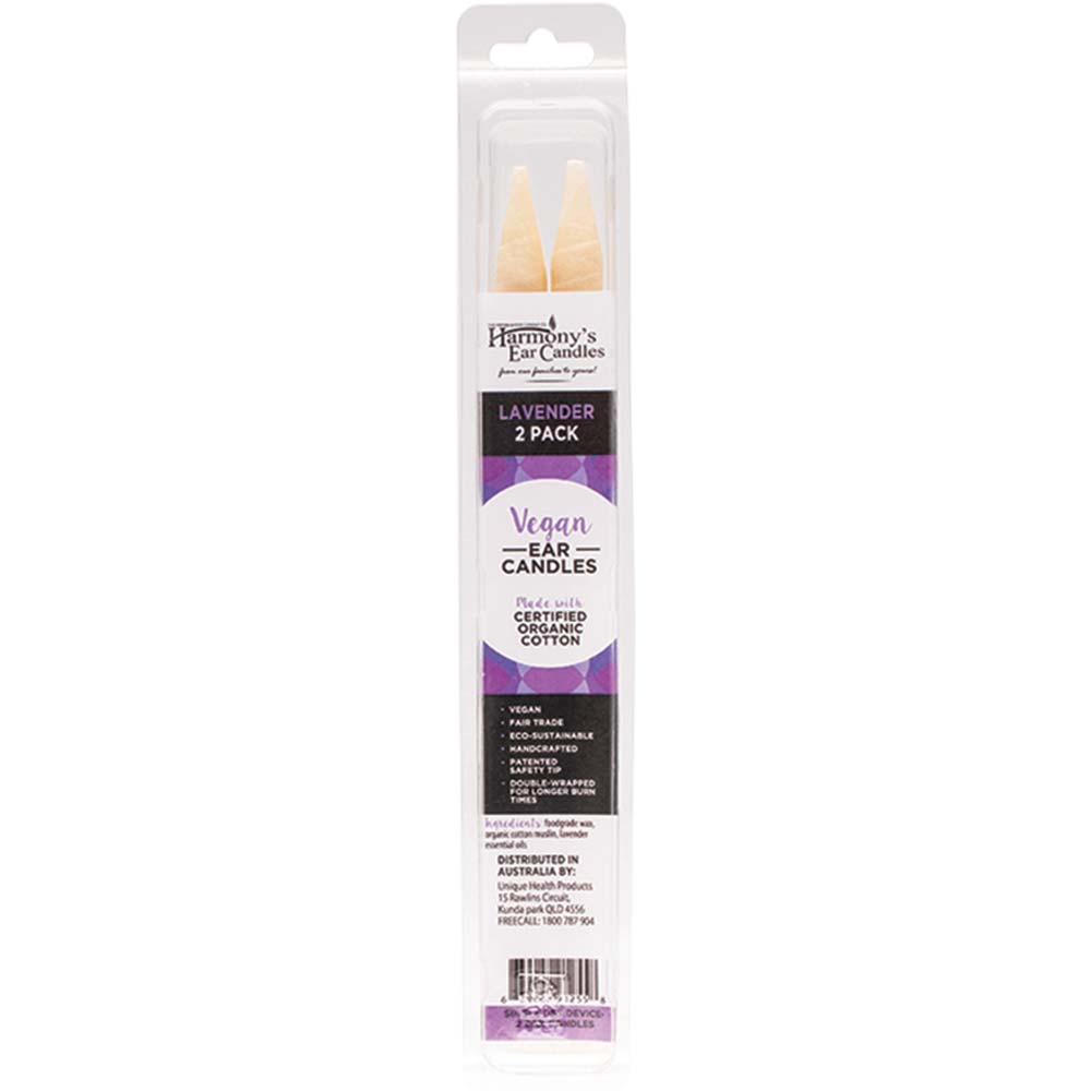 Harmony's Ear Candles - Lavender 2 Pack - L'Organic