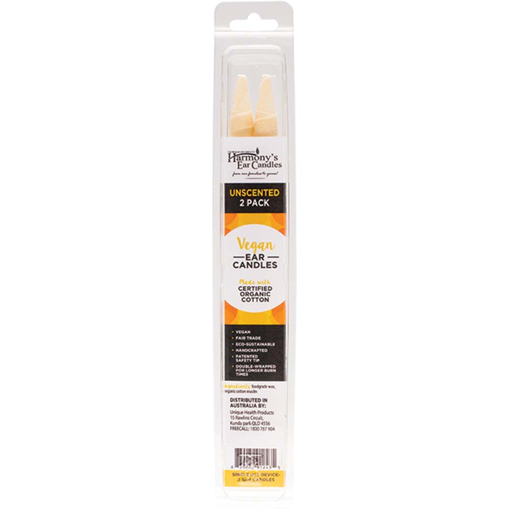 Harmony's Ear Candles - Unscented 2 Pack - L'Organic