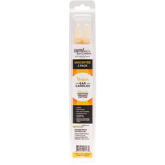 Harmony's Ear Candles - Unscented 2 Pack - L'Organic