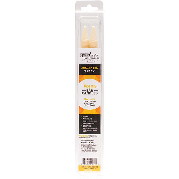 Harmony's Ear Candles - Unscented 2 Pack - L'Organic