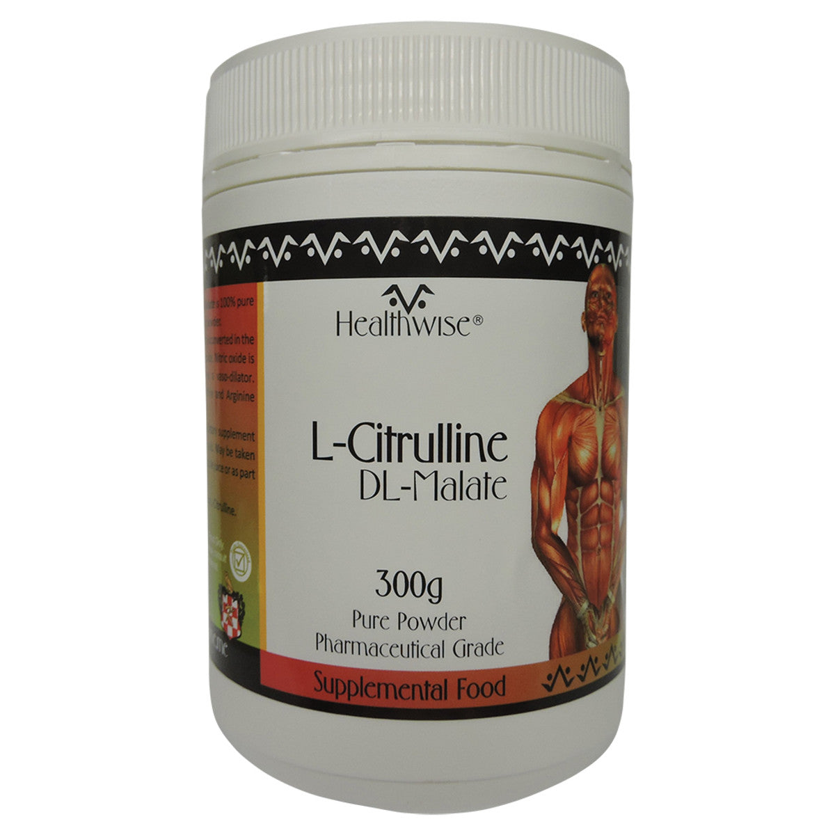 HEALTHWISE L-Citrulline DL-Malate Powder 300g - L'Organic