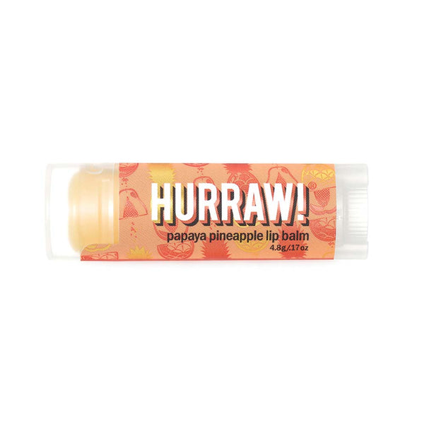 Hurraw! Lip Balm Papaya Pineapple - 4.8g - L'Organic