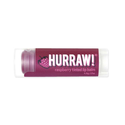 Hurraw! Lip Balm Tinted Raspberry - 4.8g - L'Organic