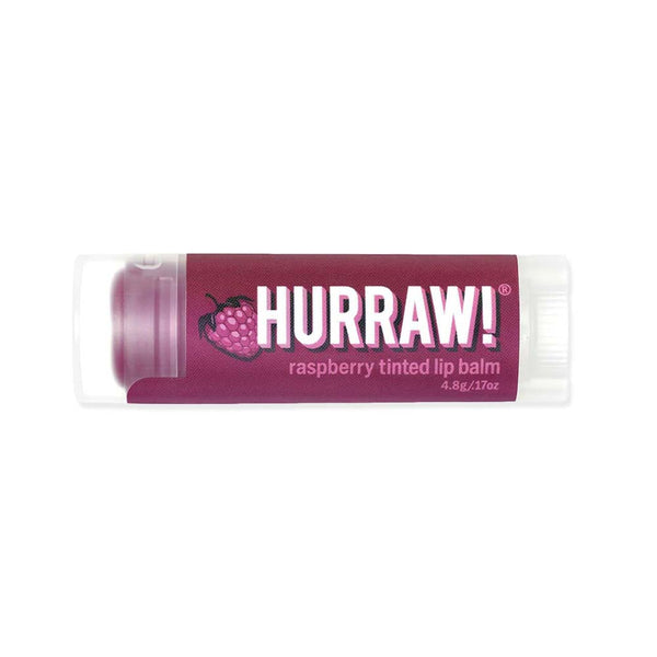 Hurraw! Lip Balm Tinted Raspberry - 4.8g - L'Organic