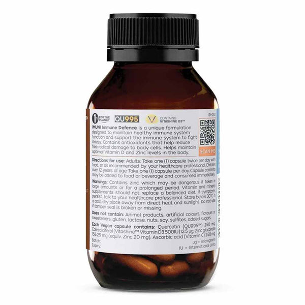 IMUNI Immune Defence - 60 Capsules - L'Organic