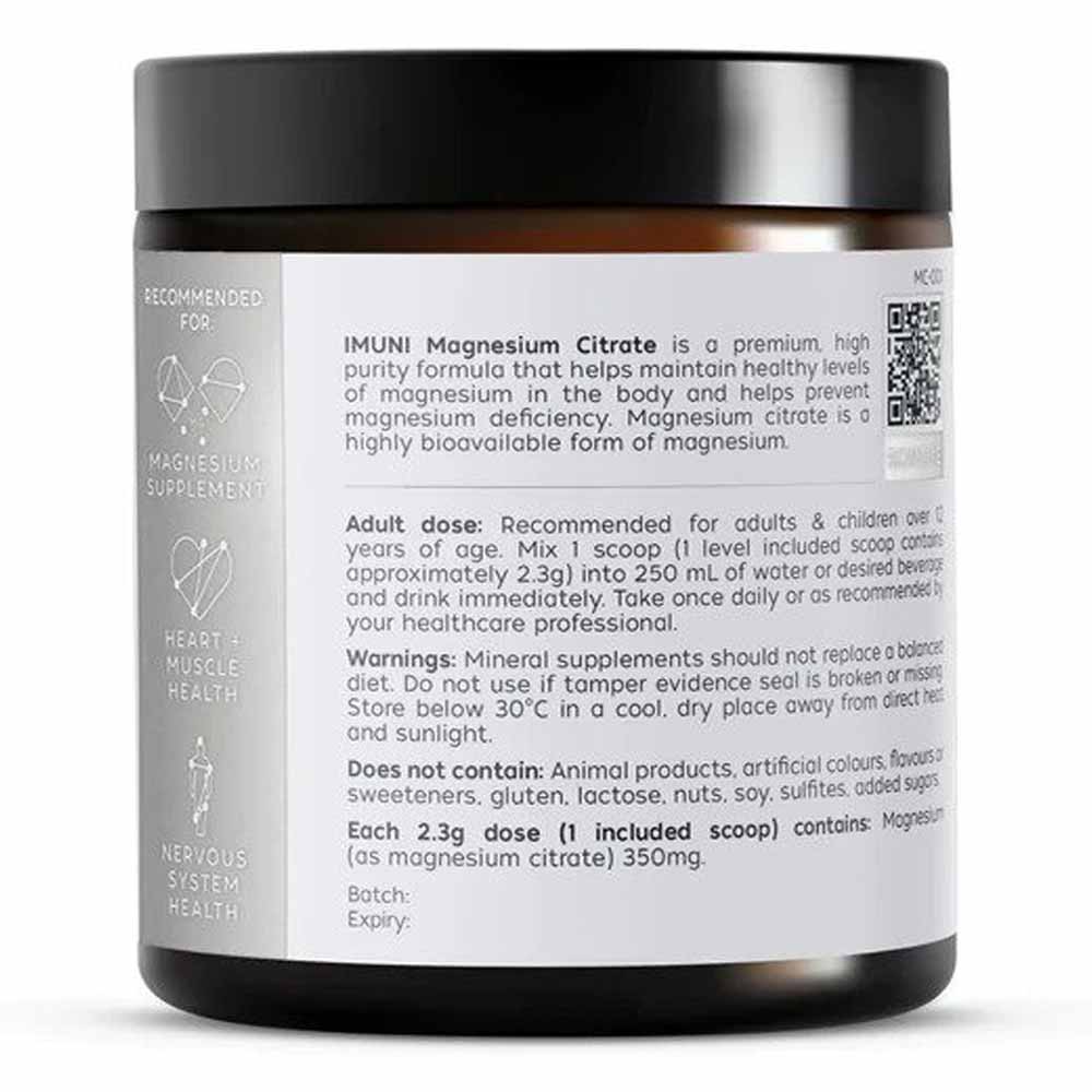 IMUNI Magnesium Citrate Oral Powder - 100g - L'Organic