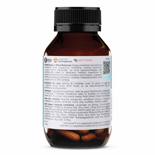 IMUNI Sleep + Mind Balance - 60 Capsules - L'Organic
