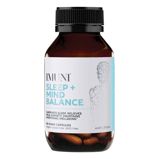 IMUNI Sleep + Mind Balance - 60 Capsules - L'Organic