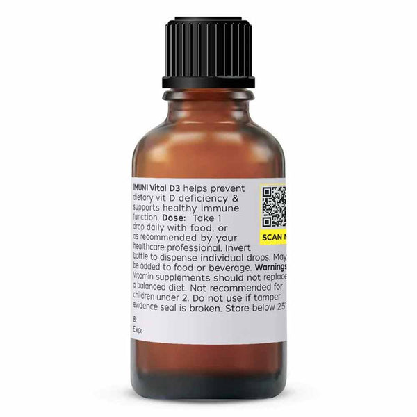 IMUNI Vital D3 (Vegan Vitamin D3) Oral Liquid - 8ml - L'Organic