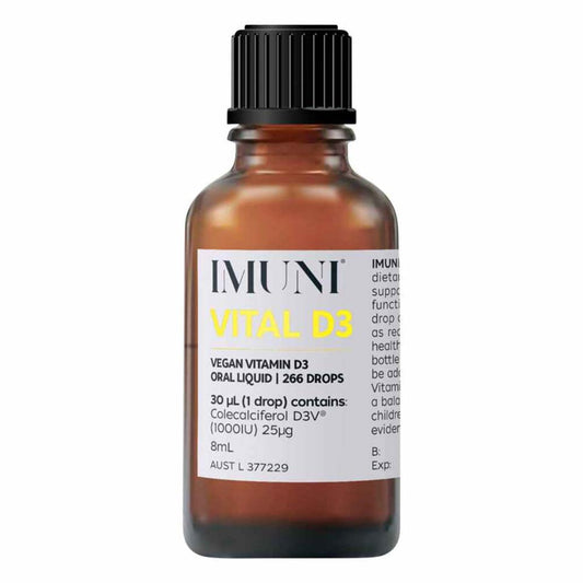 IMUNI Vital D3 (Vegan Vitamin D3) Oral Liquid - 8ml - L'Organic