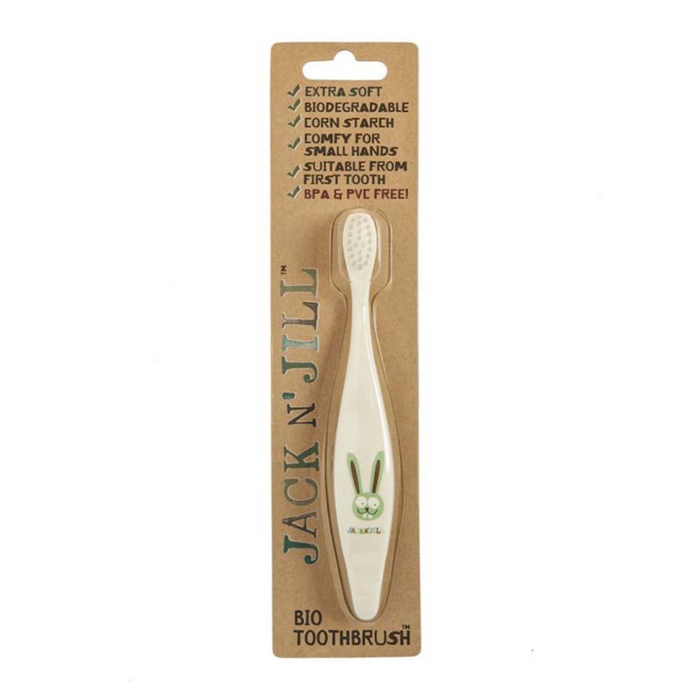 Jack N' Jill Biodegradable Children's Toothbrush - Bunny - L'Organic