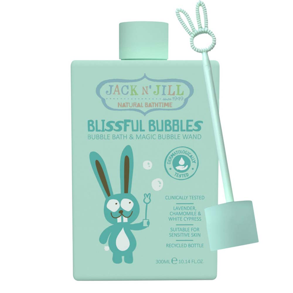 Jack N' Jill Natural Bathtime Blissful Bubbles (Bubble Bath & Magic Bubble Wand) - 300ml - L'Organic