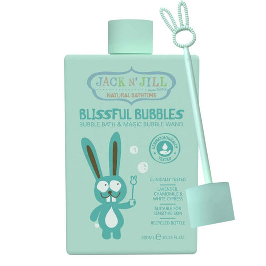 Jack N' Jill Natural Bathtime Blissful Bubbles (Bubble Bath & Magic Bubble Wand) - 300ml - L'Organic