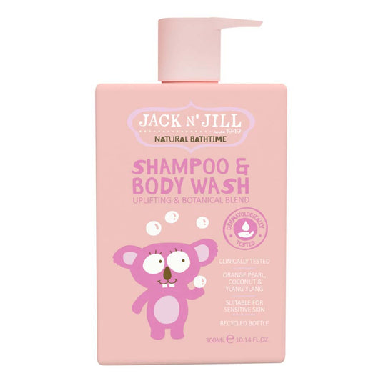 Jack N' Jill Natural Bathtime Shampoo & Body Wash - 300ml - L'Organic