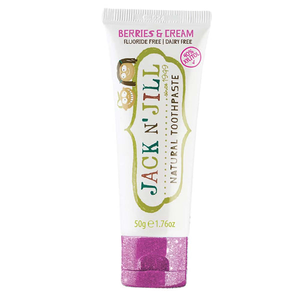 Jack N' Jill Natural Children's Toothpaste Berries & Cream - 50g - L'Organic